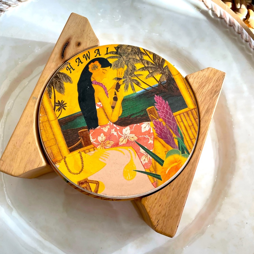 Hawaii coasters very unique and beautiful.